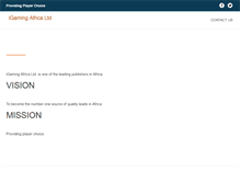 Tablet Screenshot of igamingafrica.com